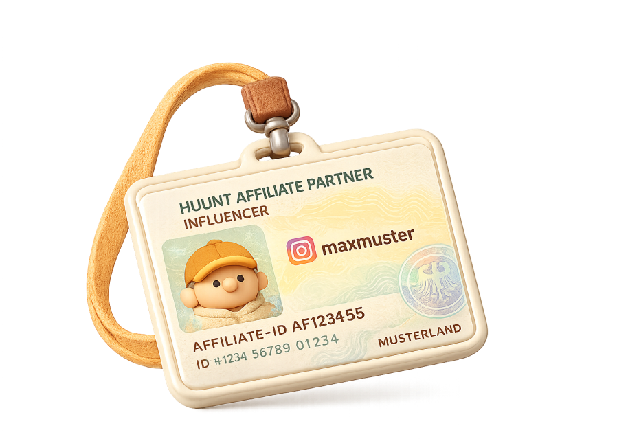 Registriere dich als Affiliate-Partner.