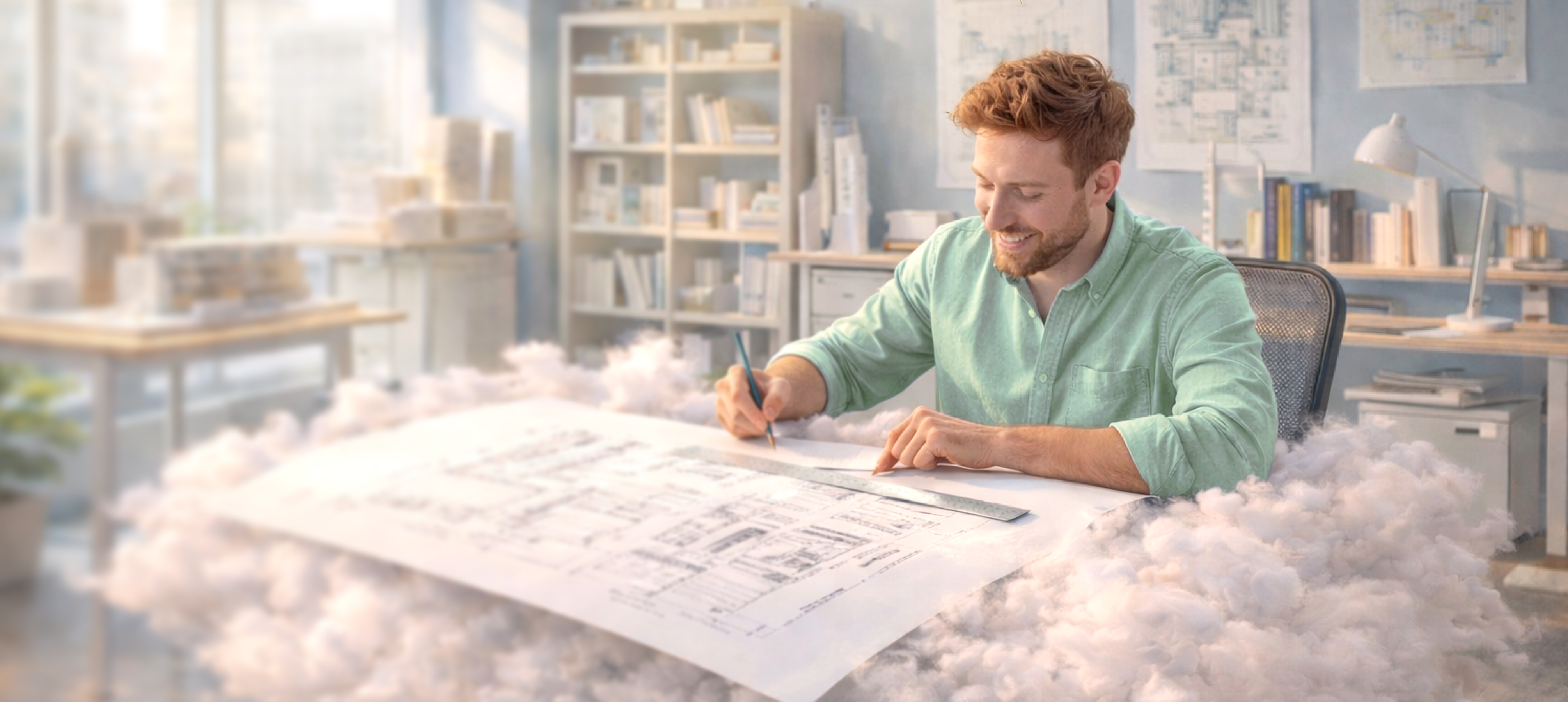 Mann arbeitet entspannt an seinem ATS-optimierten Lebenslauf mit Huunt KI