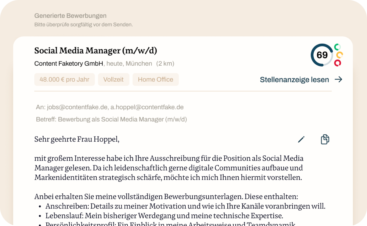 Email & Versand, geregelt.